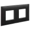 Avanti Рамка ARTLEBEDEV, , Черный матовый, 4 модуля