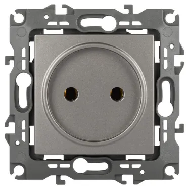 Розетка Серия 12 12-2105-16 , 2P, 16А-250В, титан