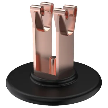 Держатель проводника круглого 8-10мм для кровли основание клей медь IEK