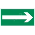 Пиктограмма "СТРЕЛКА" 300х150мм для авар-эвакуац .св-ка Giant/Vision/Twofold | V5-EM03-60.003.013 | VARTON