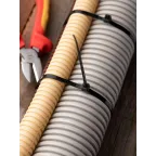 Хомут 4.8х450 черный нейлон (100шт)