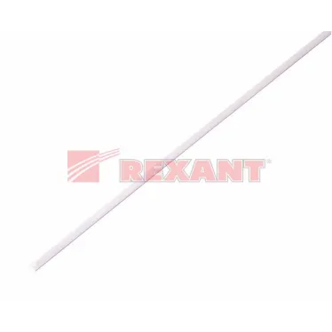Термоусаживаемая трубка 25,0 12,5 мм, белая, упаковка 10 шт. по 1 м, REXANT