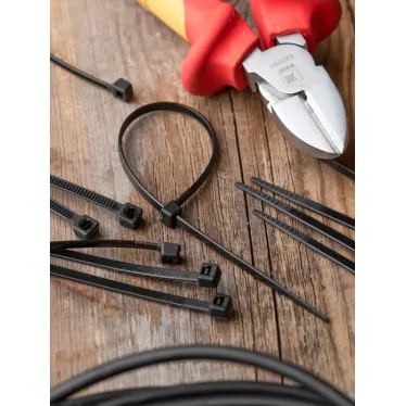 Хомут P6.6 стандартный черный 3.6x140 (100шт) FlexLock PROxima