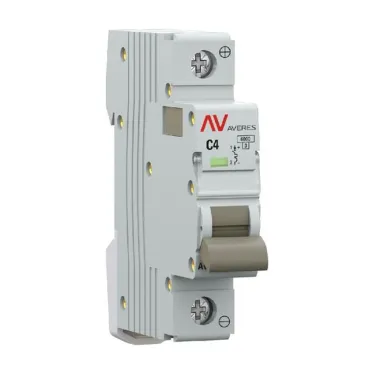 Выключатель автоматический AV-6 DC 1P 4A (C) 6kA AVERES