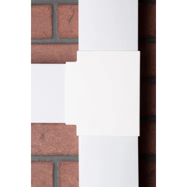 Угол T-образный (100х40) (2 шт) Plast PROxima белый