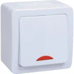 Гермес PLUS Выключатель одноклавишный ВС20-1-1-ГПБ наружный IP54