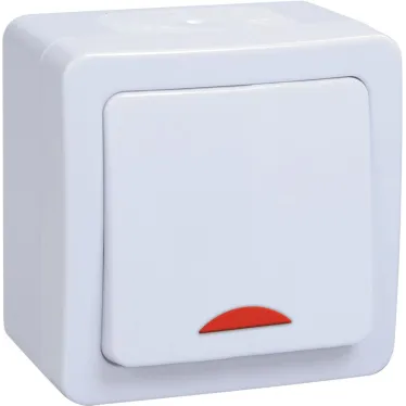 Гермес PLUS Выключатель одноклавишный ВС20-1-1-ГПБ наружный IP54
