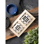 Рамка двухместная горизонтальная бежевый Минск