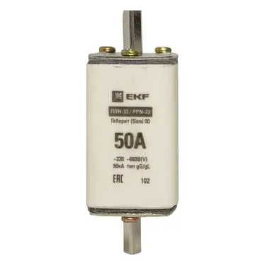 Вставка плавкая ППН-33 160/50А габарит 00