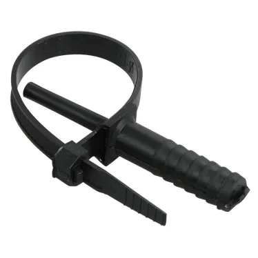 Хомут 7х150мм дюбельный черный (50шт)