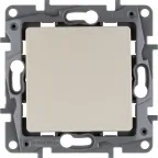 ETIKA Переключатель одноклавишный слоновая кость винтовые зажимы 10A