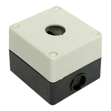 Корпус кнопочный 1 кнопка КП101 пластиковый белый