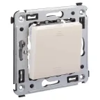 Avanti Переключатель одноклавишный в стену, ''Ванильная дымка''