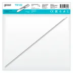 Шинопровод накладной AC 220В Белый IP20 2000х34мм с адаптером питания и заглушкой Track Gauss