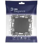 Кнопка, 10АХ-250В, Elegance, антрацит (10/100/3000) 14-1111-05