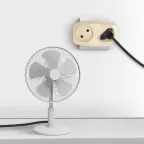 Тройник 2гн, без заземл. (сл. кость) (10/60/1500) SP-2-I