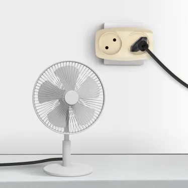 Тройник 2гн, без заземл. (сл. кость) (10/60/1500) SP-2-I