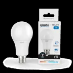 Лампа светодиодная LED 15 Вт 1480 лм 6500К А60 груша холодный E27 AC 220В Elementary Gauss