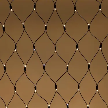 Светодиодная новогодняя гирлянда ERAPS-SK3 сеть 1,5x2 м теплый белый свет 150 LED