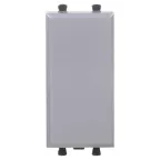 Avanti Переключатель модульный Закаленная сталь 1 модуль