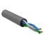 Витая пара U/UTP кат 5E 2х2х24AWG solid LSZH 500м серый