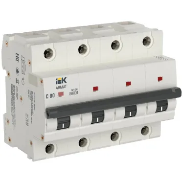 ARMAT Автоматический выключатель M10H 4P C 80A IEK