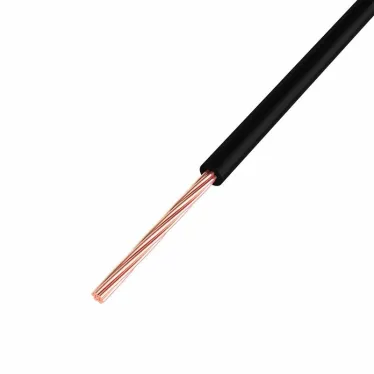 Провод ПГВА 1х0.50 мм2, Cu, черный, бухта 500 м,