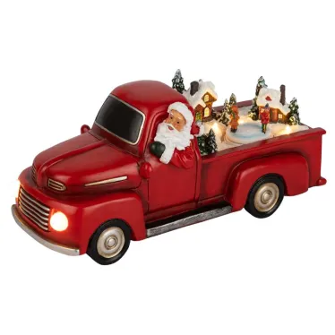 Рождественская композиция Новогоднее путешествие мультиколор, 3хАА, 25х12х17 см EFIS-S01