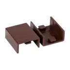 Соединитель (20х10) (4 шт) Plast под темное дерево
