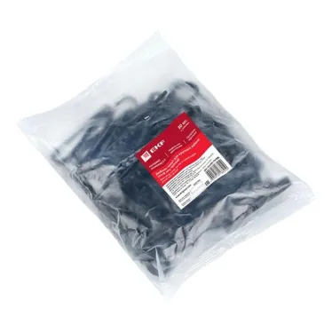 Дюбель-хомут для круглого кабеля (11-18мм) черный (50шт.) PROxima