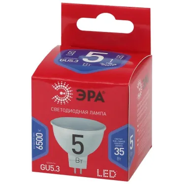 Лампа светодиодная LED MR16-5W-865-GU5.3 R (диод, софит, 5Вт, хол, GU5.3) (10/100/3200)