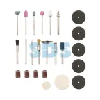 Дрель (гравер) 5000 - 18000 об/мин, 20 Вт, 26 насадок, блистер