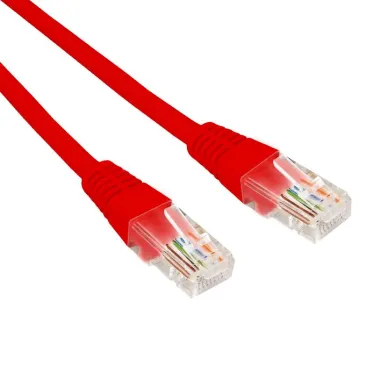 Патч-корд U/UTP CAT 6, RJ45-RJ45, 26AWG, LSZH, красный, 0.5м,