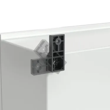 Комплект настенного крепления для цельного навесного шкафа из фибергласа