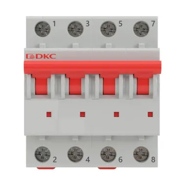 Выключатель автоматический модульный YON MD63 4P 40А C 6kA