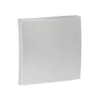 Валенсия лицевая панель выключателя 1-кл. 10А сталь