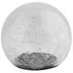 Светильник садовый Шар на солнечной батарее, 20 LED 20 cм ERASF08-25