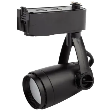 Светильник трековый однофазный TR12-GU10 BK под лампу MR16 черный