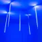 Светодиодная гирлянда ARD-ICEFALL-CLASSIC-D12-500-5PCS-CLEAR-72LED-LIVE BLUE (230V, 6W) | 026047 | Arlight
