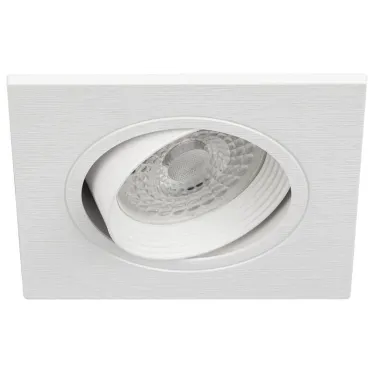 Светильник встраиваемый декоративный KL92-1 WH MR16/GU5.3 белый, пластиковый (MR16/GU5.3 в комплект не входит)