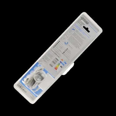 Светильник линейный светодиодный ДБО 6 Вт 400 лм 4000К AC 220В IP20 300х40х11мм модель A управление датчиком движения плавное диммирование широкий корпус Modul Gauss