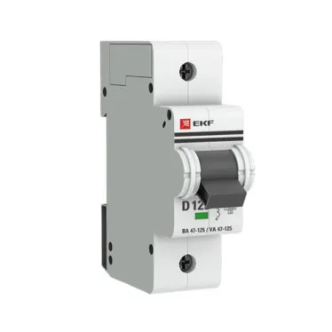 Автоматический выключатель ВА 47-125 1P 125А (D) 15кА PROxima
