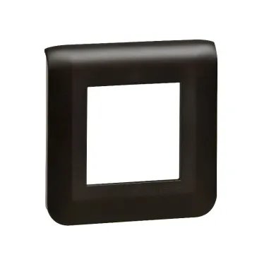 Рамка Mosaic 2 модуля - матовая черная