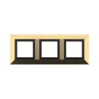 Рамка из металла, ''Avanti'', золотая, 6 модулей