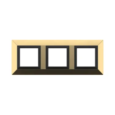 Рамка из металла, ''Avanti'', золотая, 6 модулей