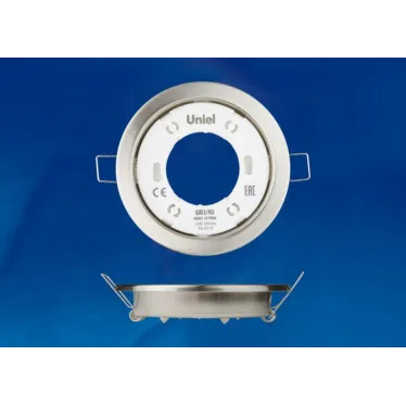 Светильник ультратонкий встраиваемый GX53/H2 NICKEL 10 PROM под лампу в составе набора из 10шт корпус никель цена за 1 шт