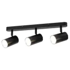 Светильник настенно-потолочный спот OL35-3 BK MR16 GU10 IP20 черный хром