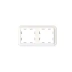 ATLASDESIGN ANTIQUE 2-постовая рамка, универсальная, ЖЕМЧУГ