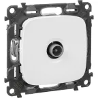 Valena ALLURE Розетка ТВ оконечная 10дБ 0-862 МГц С лицевой панелью Белая