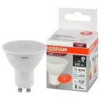 Лампа светодиодная LED 10 Вт GU10 6500К 800Лм спот 220 В (замена 75Вт) OSRAM